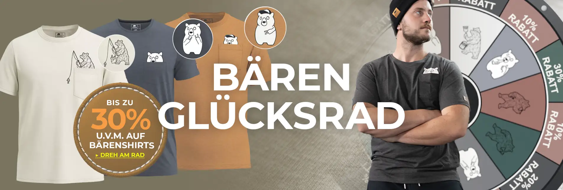 T-Shirt, Vektor-Illustration, Bärendesign, Unisex, Motivshirt