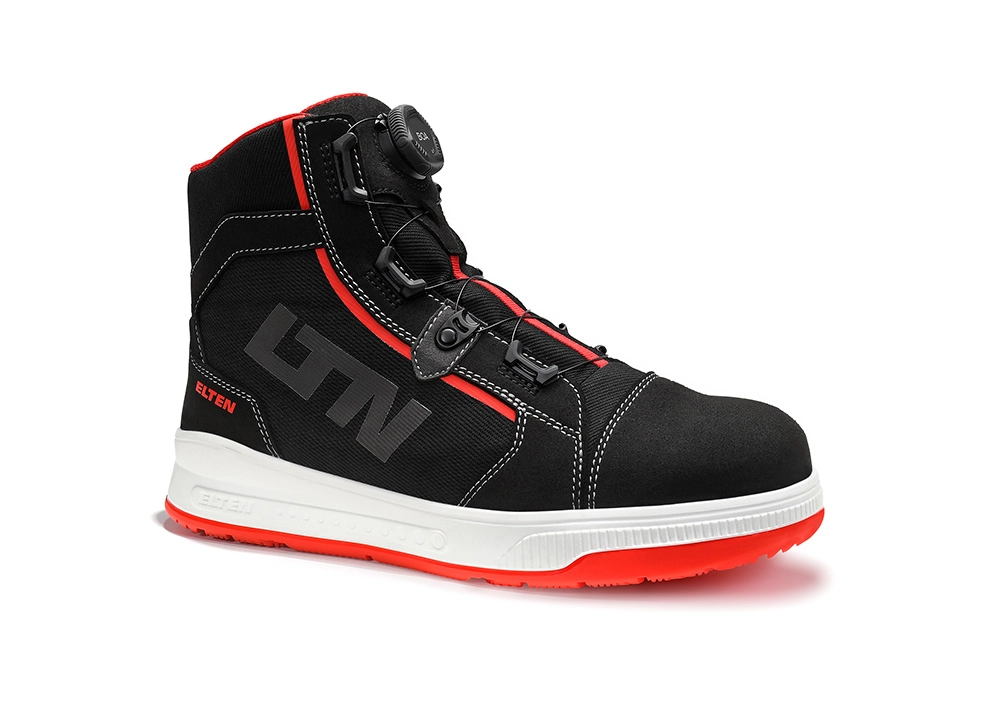 Elten ISAAK XXST BOA® black-red Mid ESD S2 Sicherheitsstiefel - 1