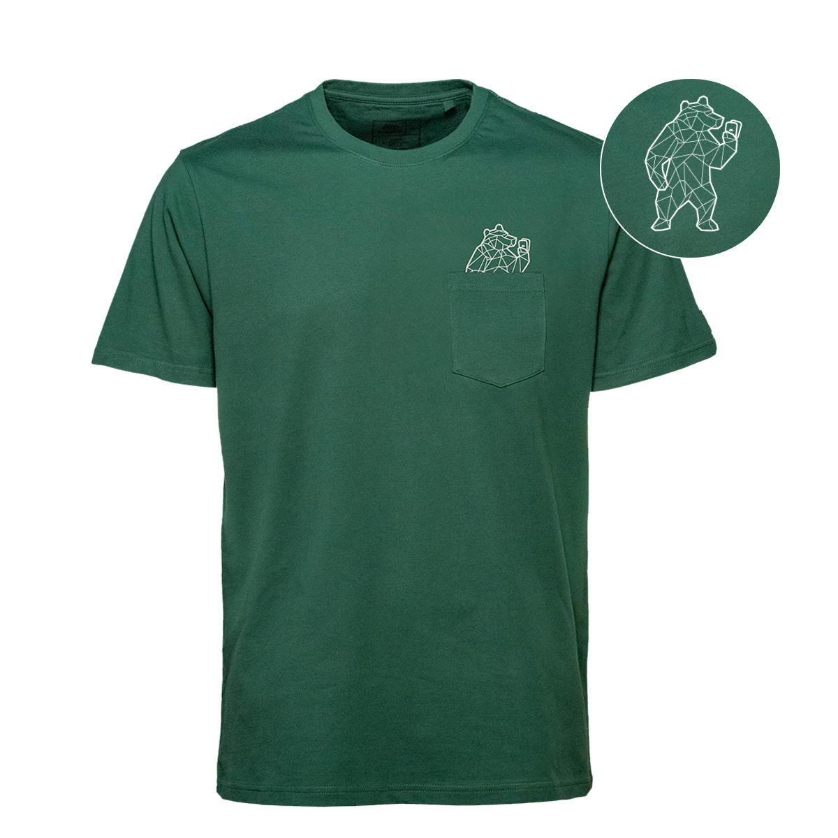 FORSBERG Pokason T-Shirt mit Brusttasche - 1