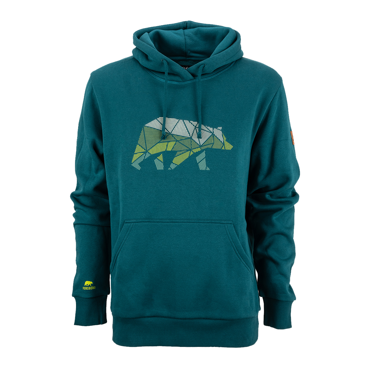 FORSBERG Hoodie mit gestreiftem Brustlogo - 1, Strickwaren, Pullover, Sweatshirt, Kapuzenpulli, Kapuze