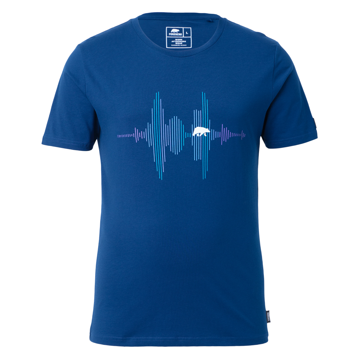 FORSBERG T-Shirt mit Audiowelle - 1, Bekleidung, T-shirt, Hemd