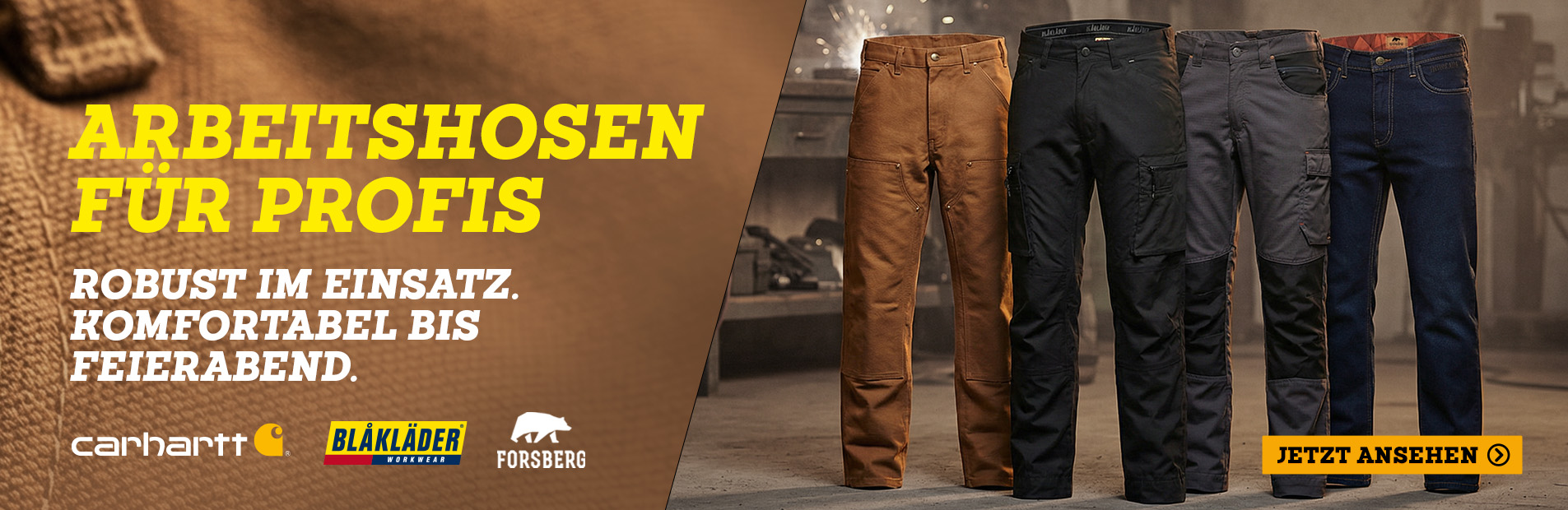 Arbeitshose, Arbeitsjeans?, Cargo-Hose, Knopfleiste?, Werkhose