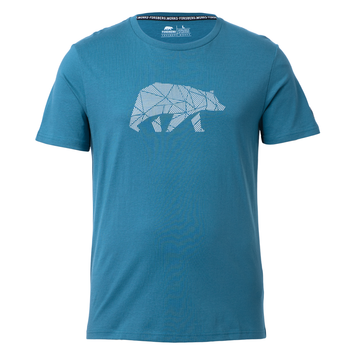 FORSBERG T-Shirt mit reflektierendem Brustlogo - 7, Bekleidung, T-shirt, Hemd