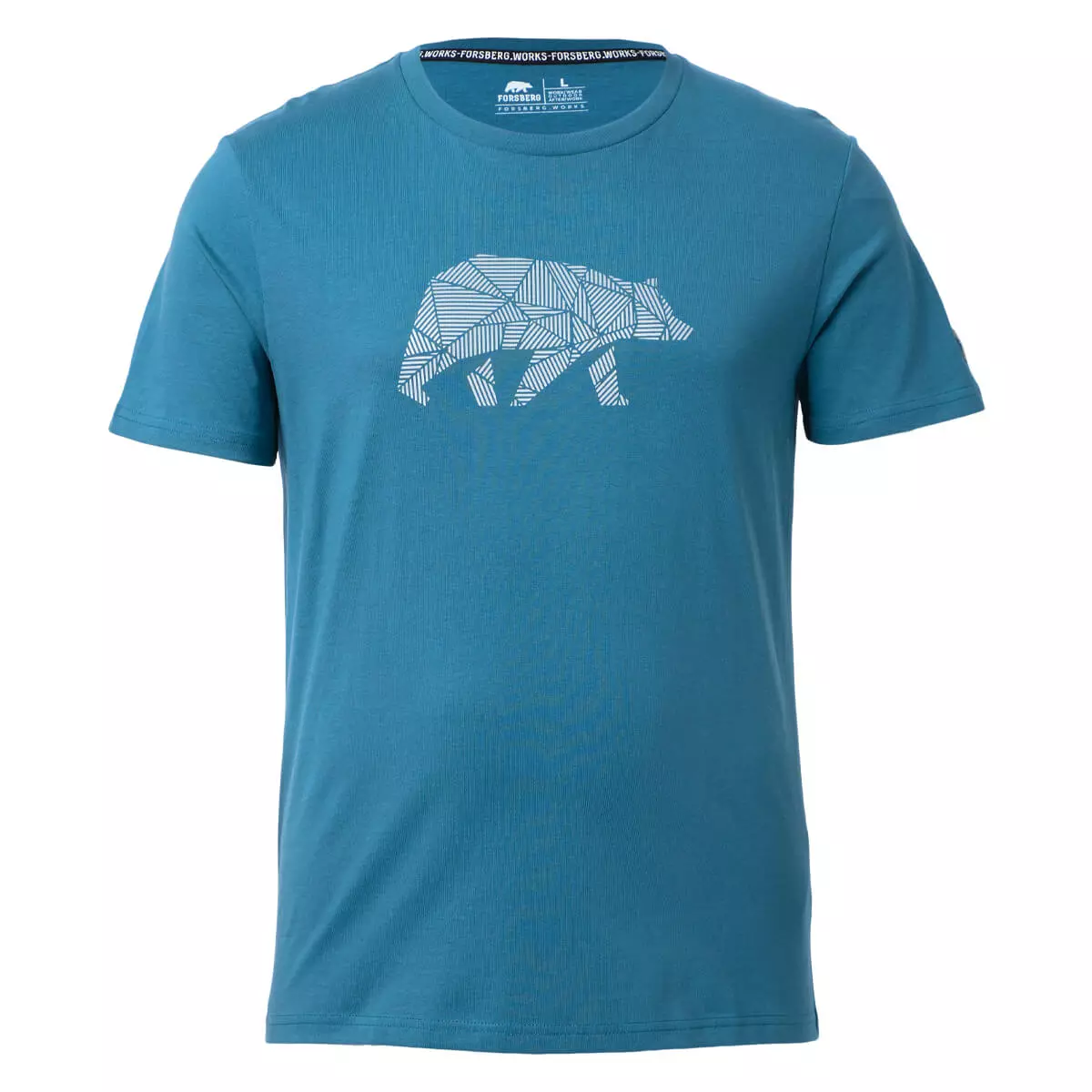 FORSBERG T-Shirt mit reflektierendem Brustlogo - 7