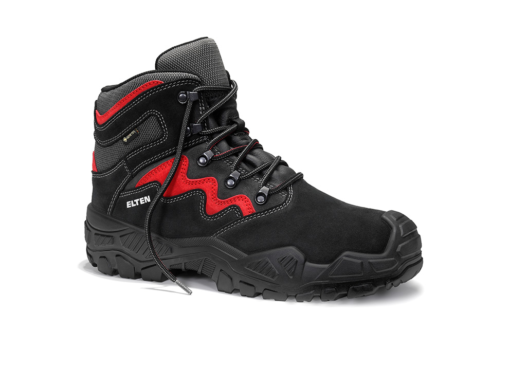 Elten MICK GTX black-red Mid ESD S3S WR CI Schnürstiefel - 1