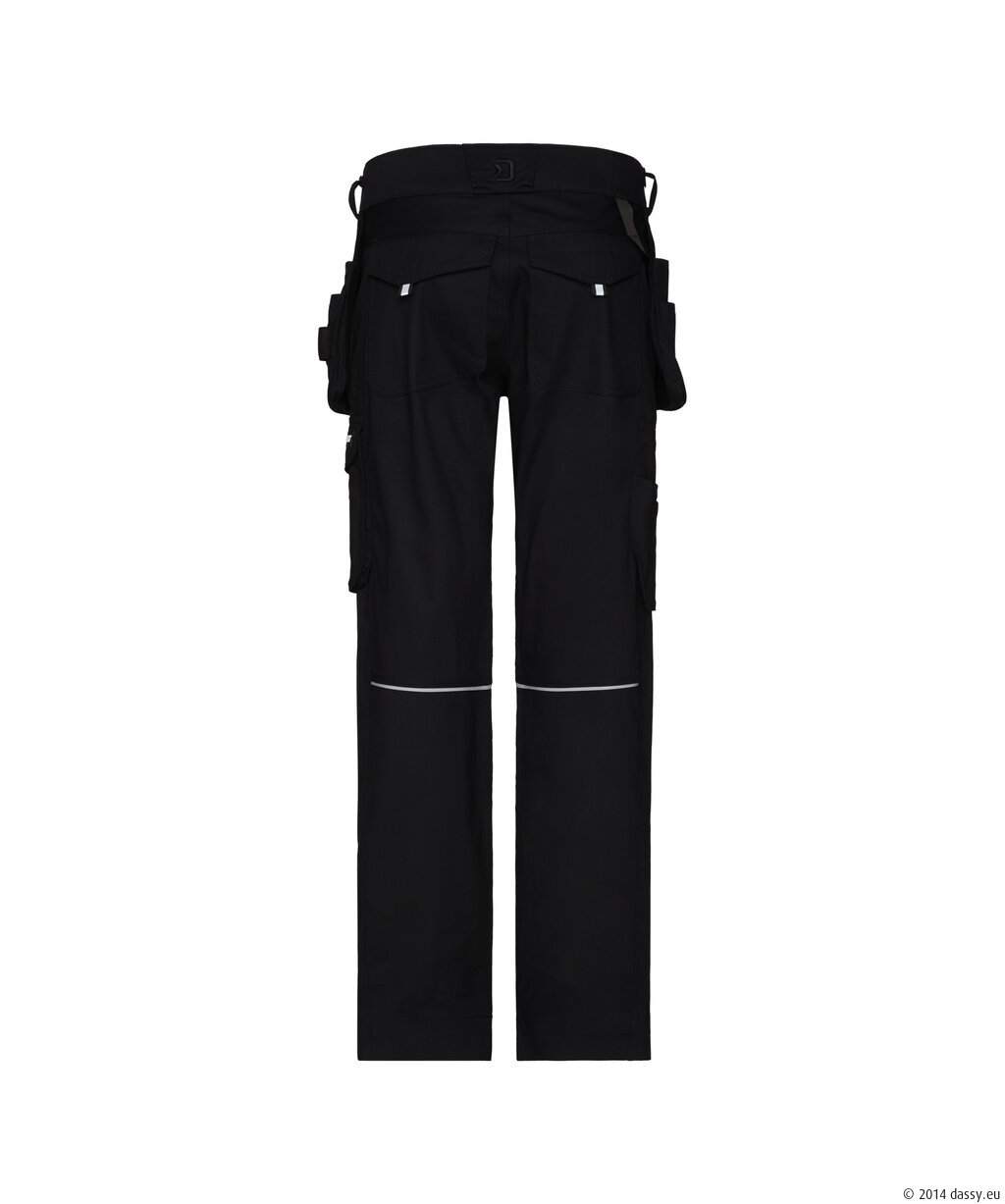 DASSY® Rossi Flex Stretch-Arbeitshose mit Holstertaschen und Kniepolstertaschen - 8