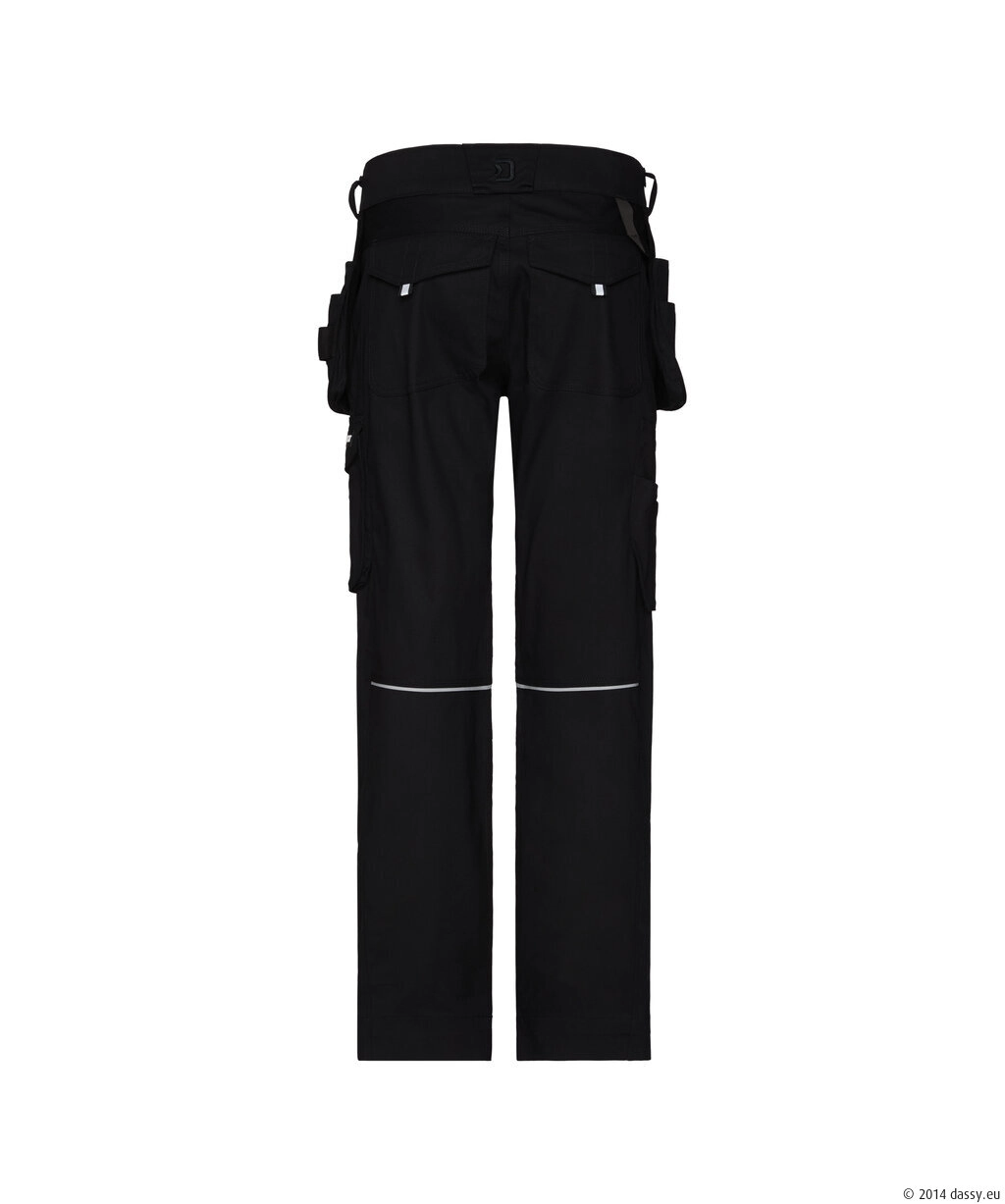 DASSY® Rossi Flex Stretch-Arbeitshose mit Holstertaschen und Kniepolstertaschen - 8