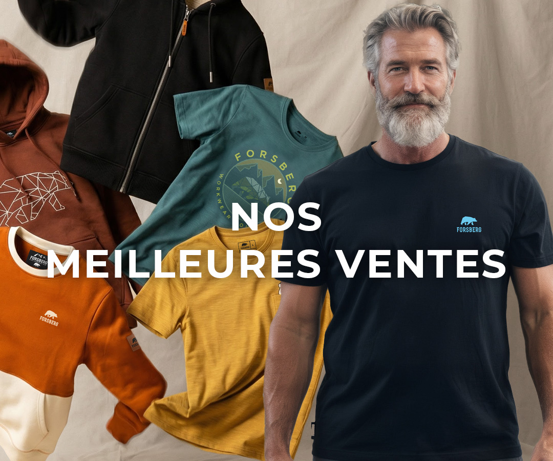 T-Shirts, Herren-Tee, Logo-T-Shirt, Beige/Blau, Casualwear