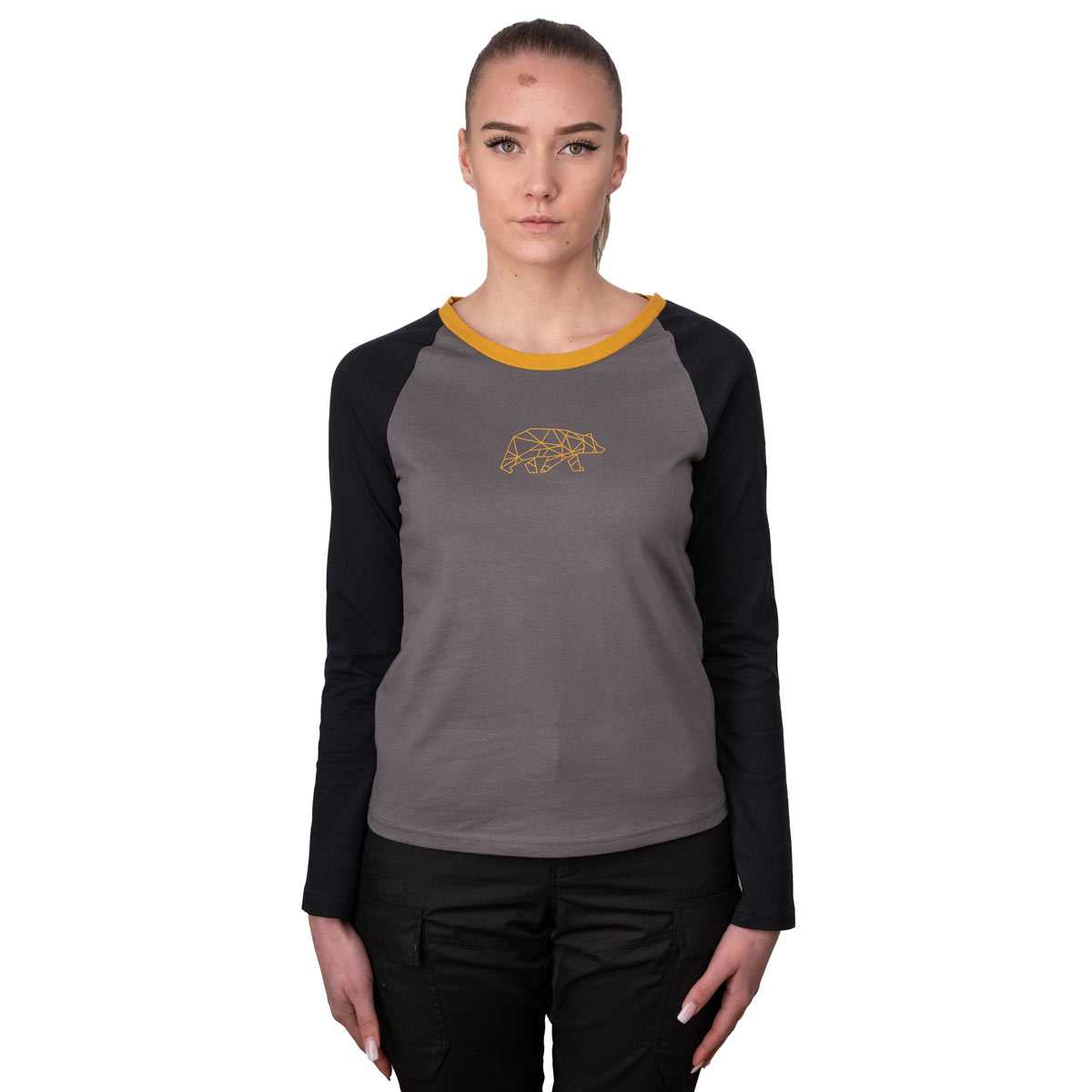 FORSBERG zweifarbiges Longsleeve mit Brustlogo Damen - 3