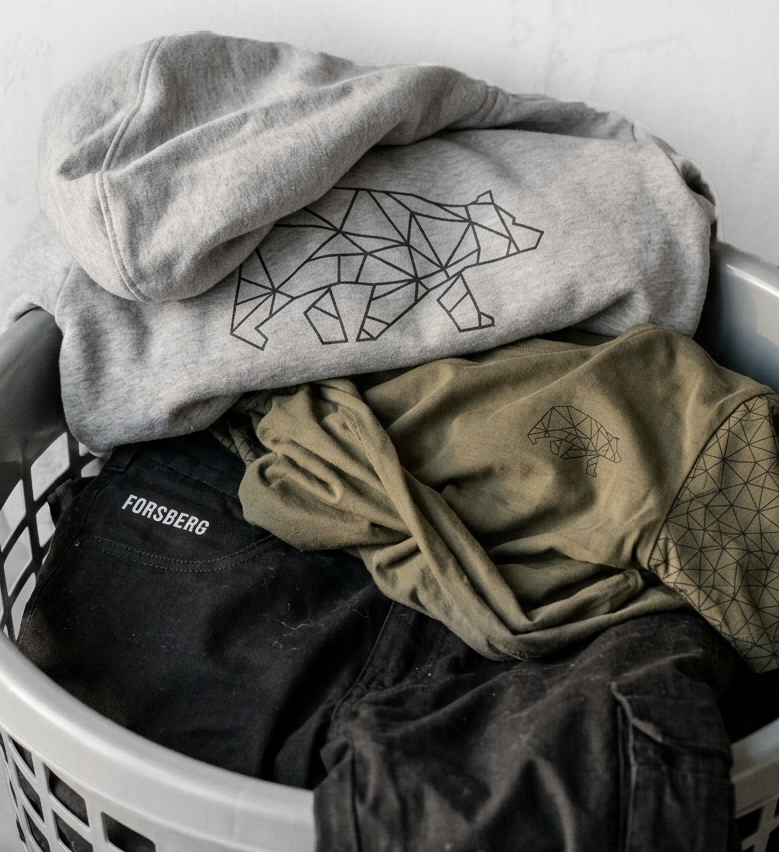 Wäschekorb mit FORSBERG Workwear