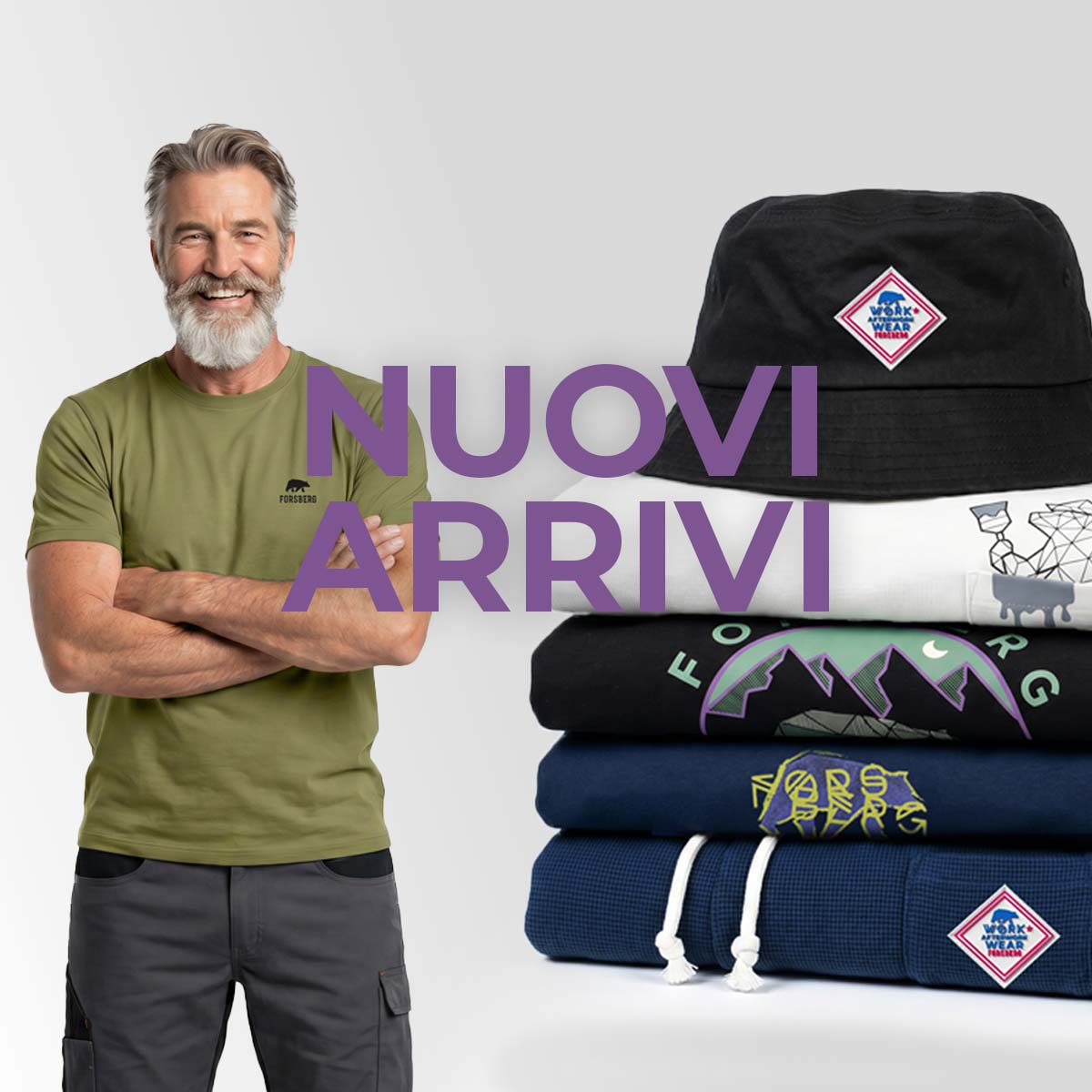 T-Shirt, Polo-Shirt, Herren, Khaki