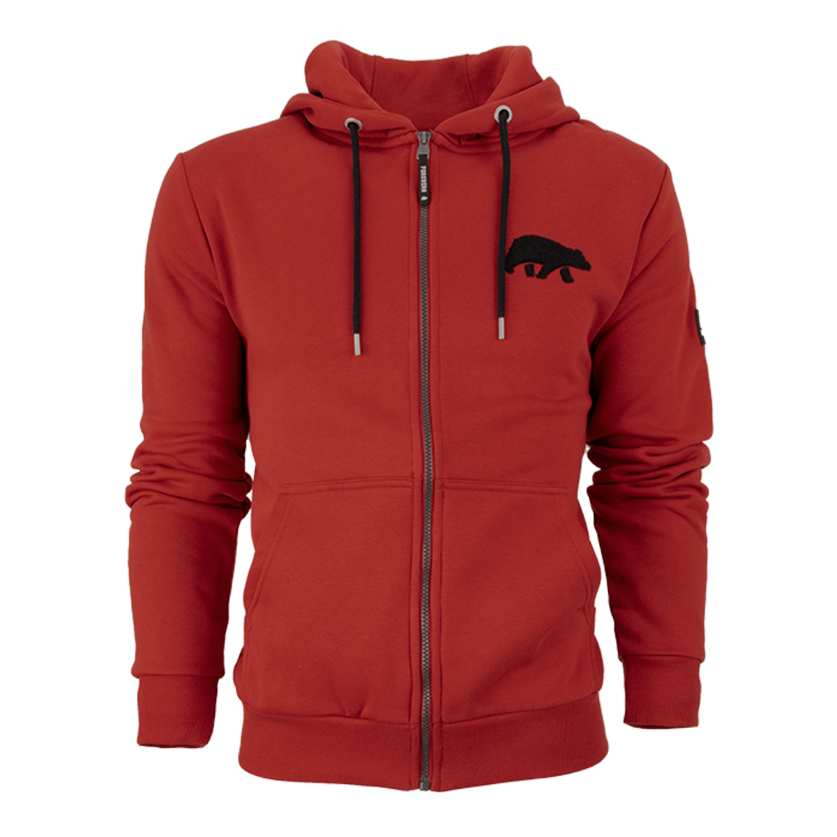 FORSBERG Zip-Hoodie mit Frottee Logo - 5