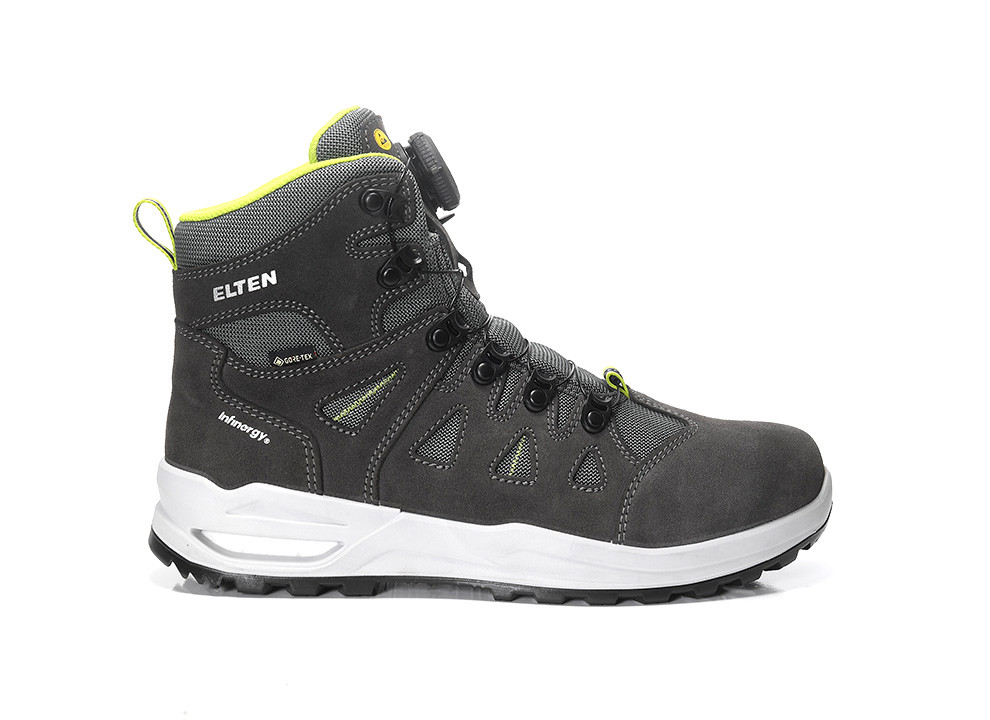 Elten RILEY XXF BOA® GTX grey-lime ESD O2 WR CI Berufsstiefel - 2