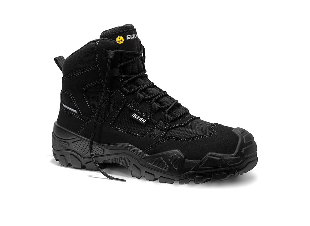 Elten MIKE black Mid ESD S3S Sicherheitsschnürstiefel - 1