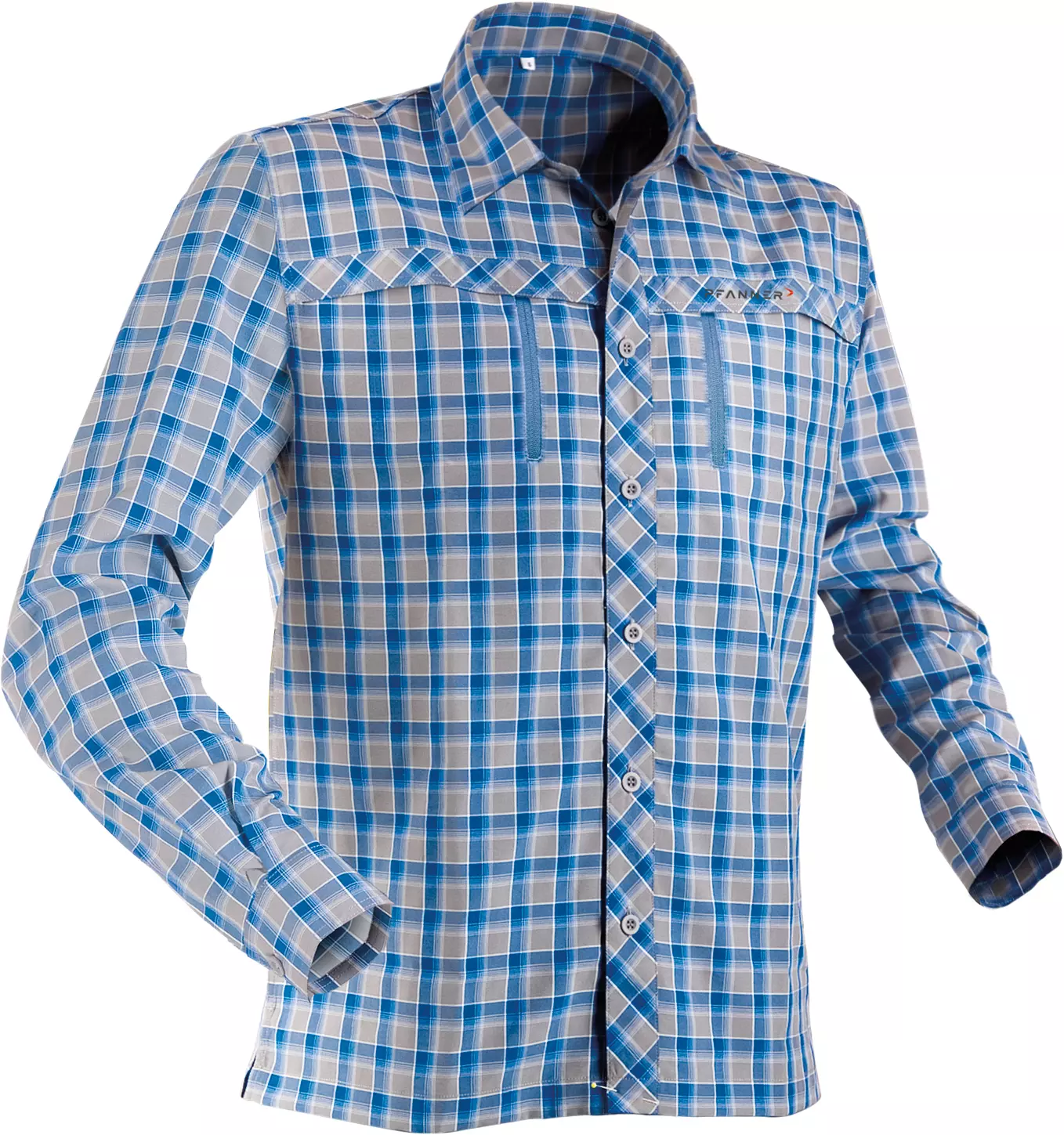 PFANNER® Zipp-2-Zipp Cocos-Hemd Langarm - 4, Bekleidung, Hemd, Langarm, Ärmel, Kleid, Hemd