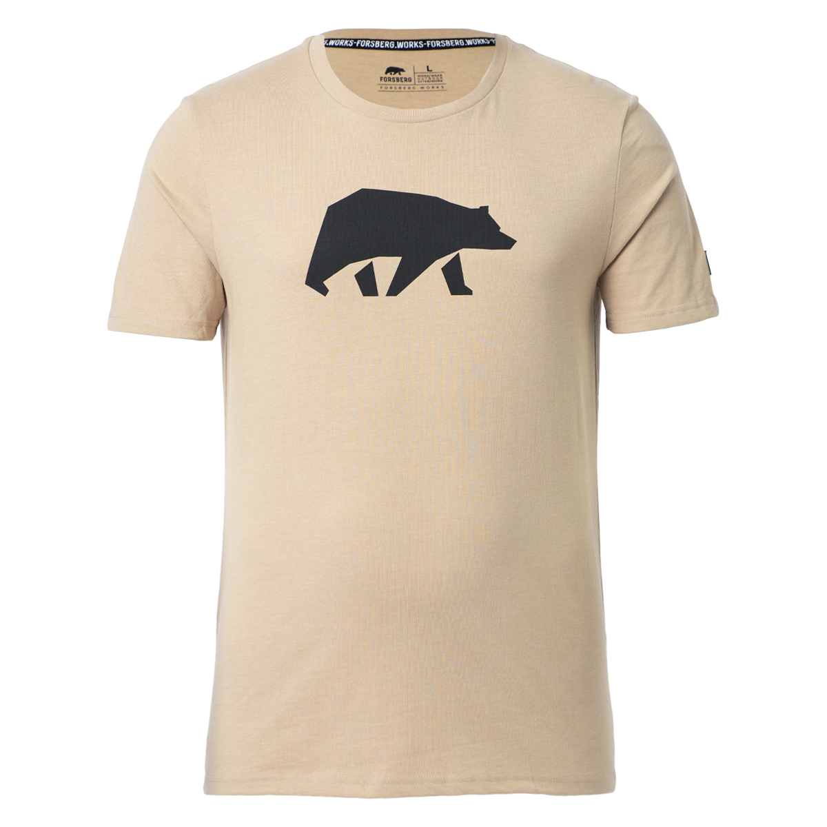 FORSBERG T-Shirt mit schwarzem Brustprint  - 13, Bekleidung, T-shirt