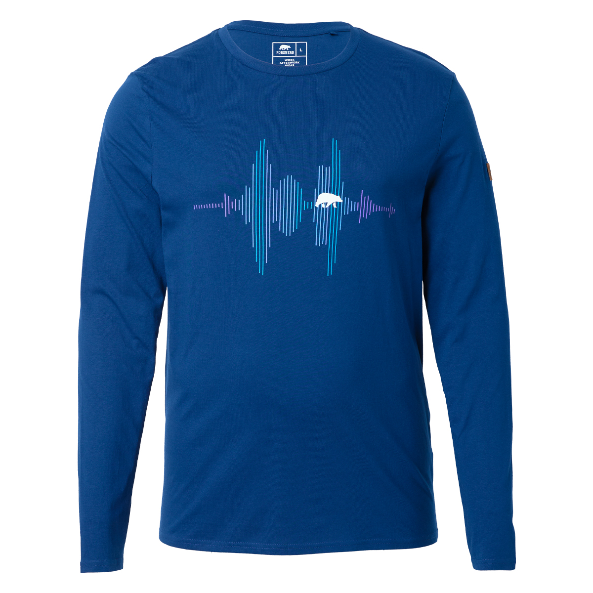 FORSBERG Longsleeve mit Audiowelle - 4