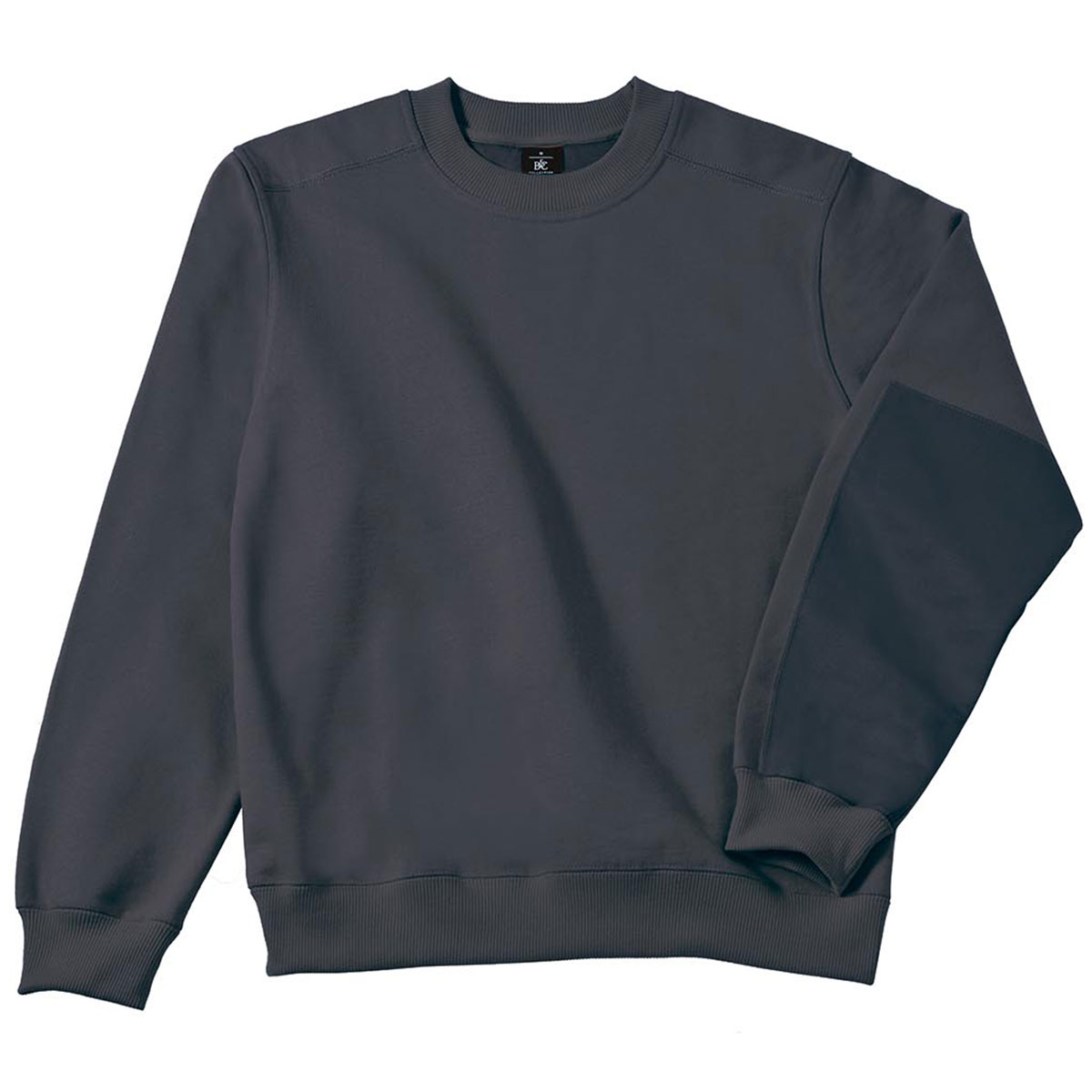 Sweatshirt einfarbig mit Rundhalsausschnitt 449020 - 2