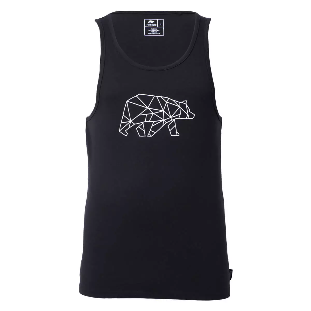 FORSBERG Tanktop mit großem Brustlogo - 1