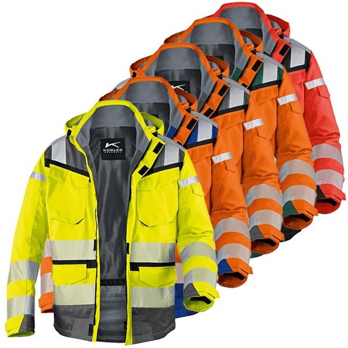 Kübler Sympatex® Warnschutz Wetterjacke 1307 - 1