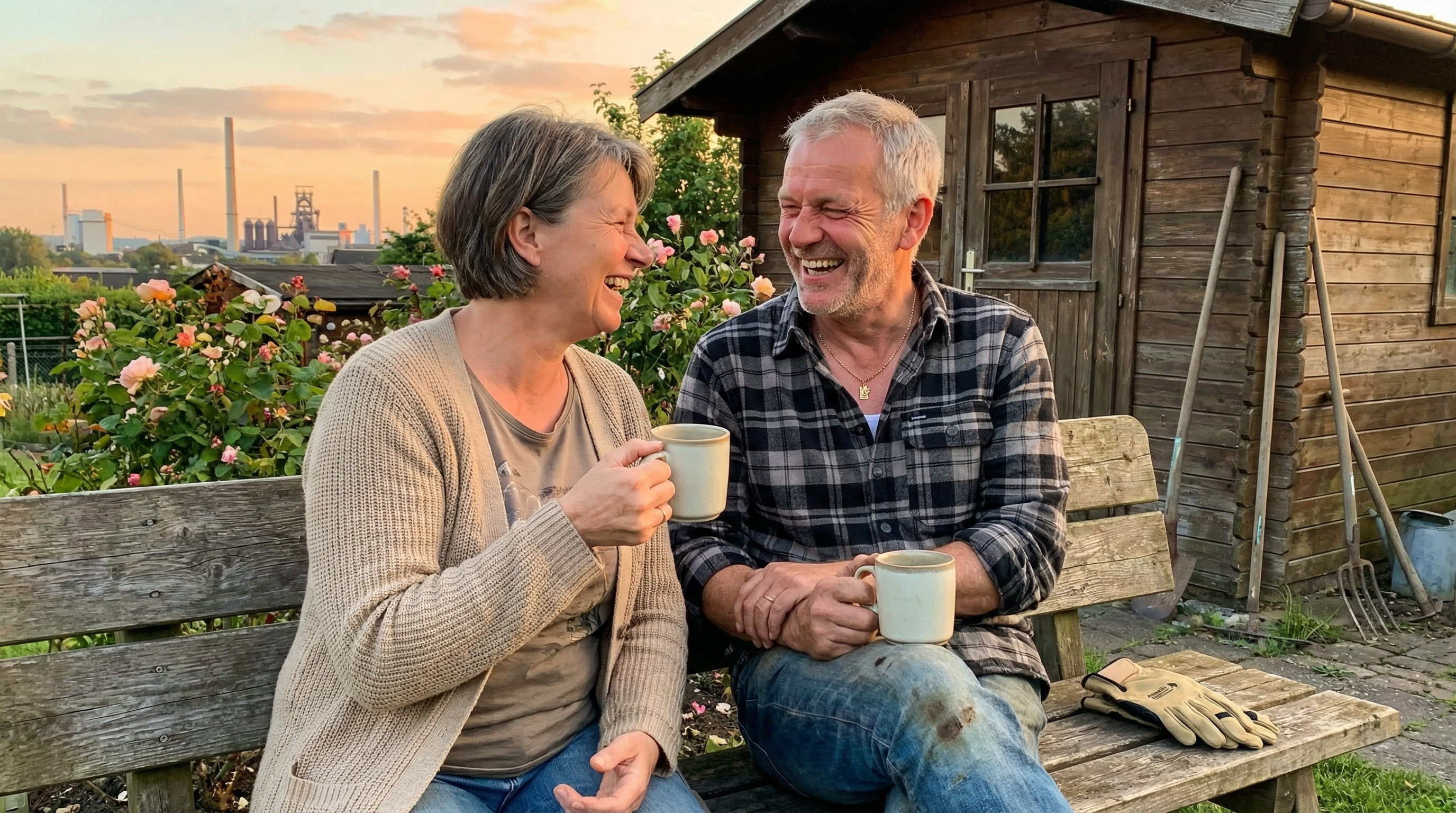 Schalungsbau und Qualitaetssicherung - Polier ueberprueft Schalung vor Betonage im Hochbau