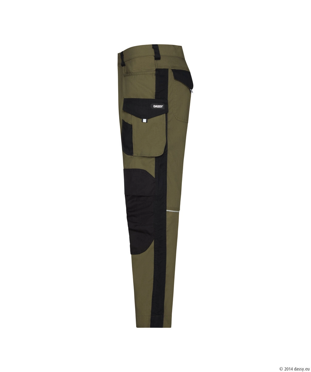 DASSY® Ponti Flex Stretch-Arbeitshose mit Kniepolstertaschen - 12