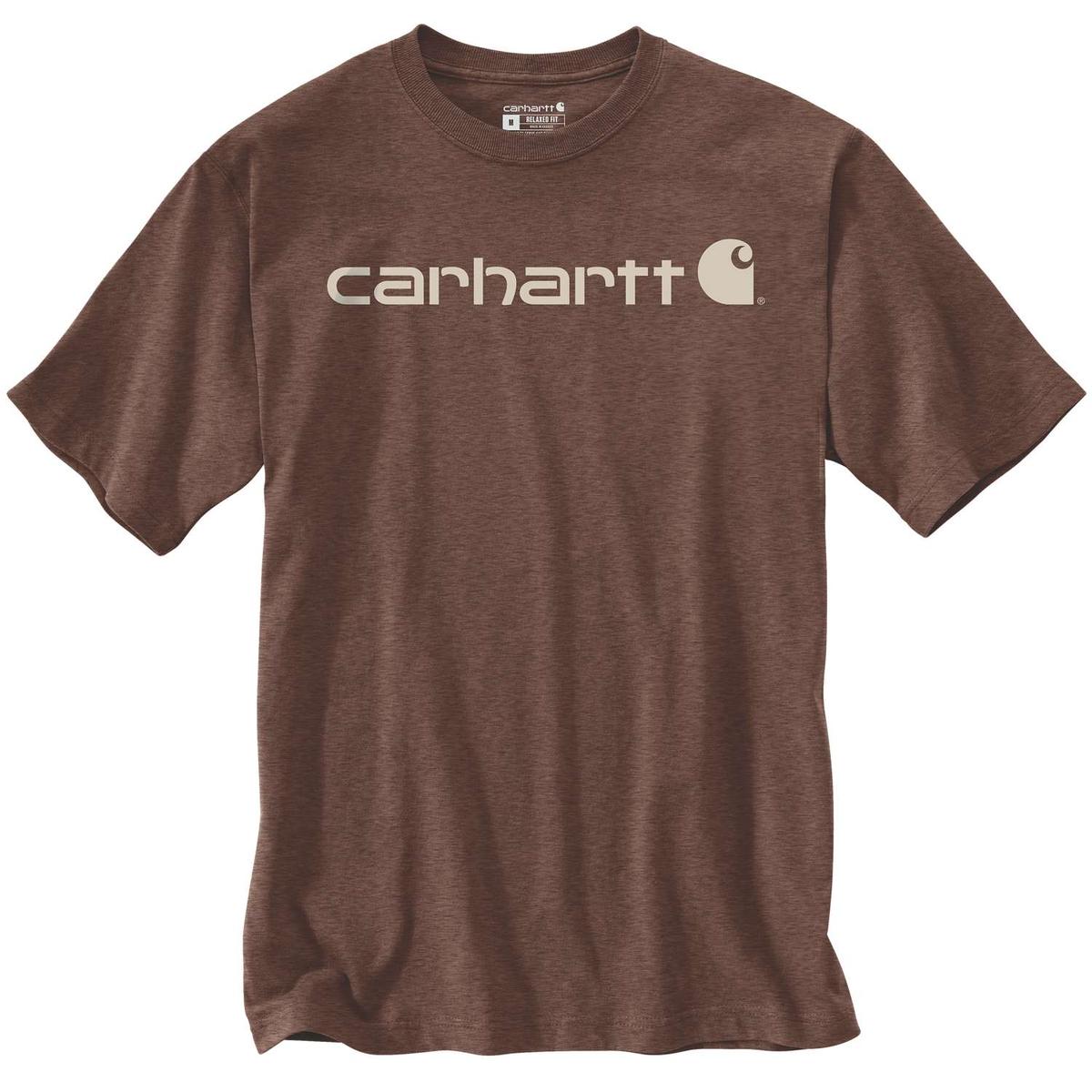 Carhartt Core Logo T-Shirt dicke Qualität - 18
