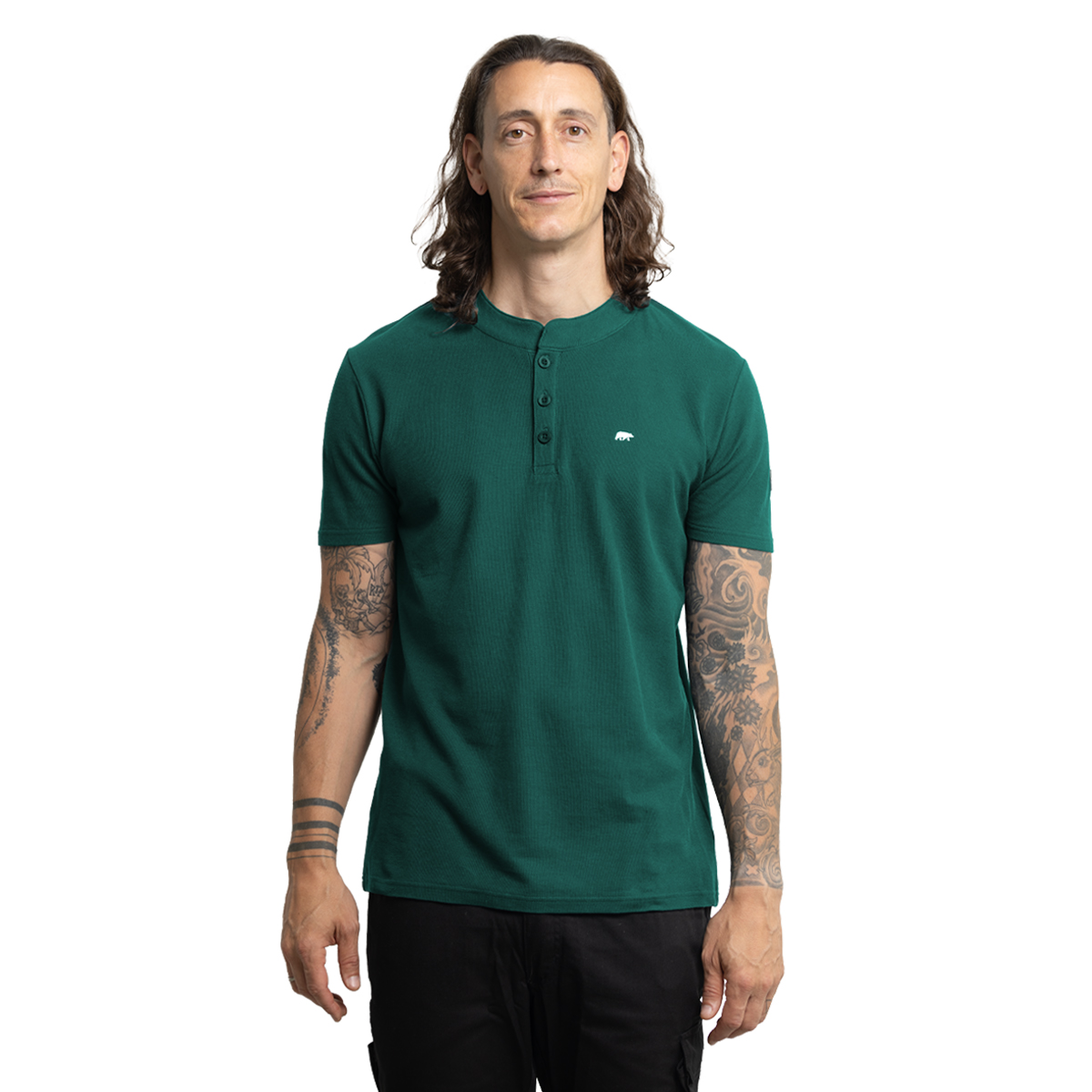 FORSBERG Poloshirt mit Stehkragen - 6