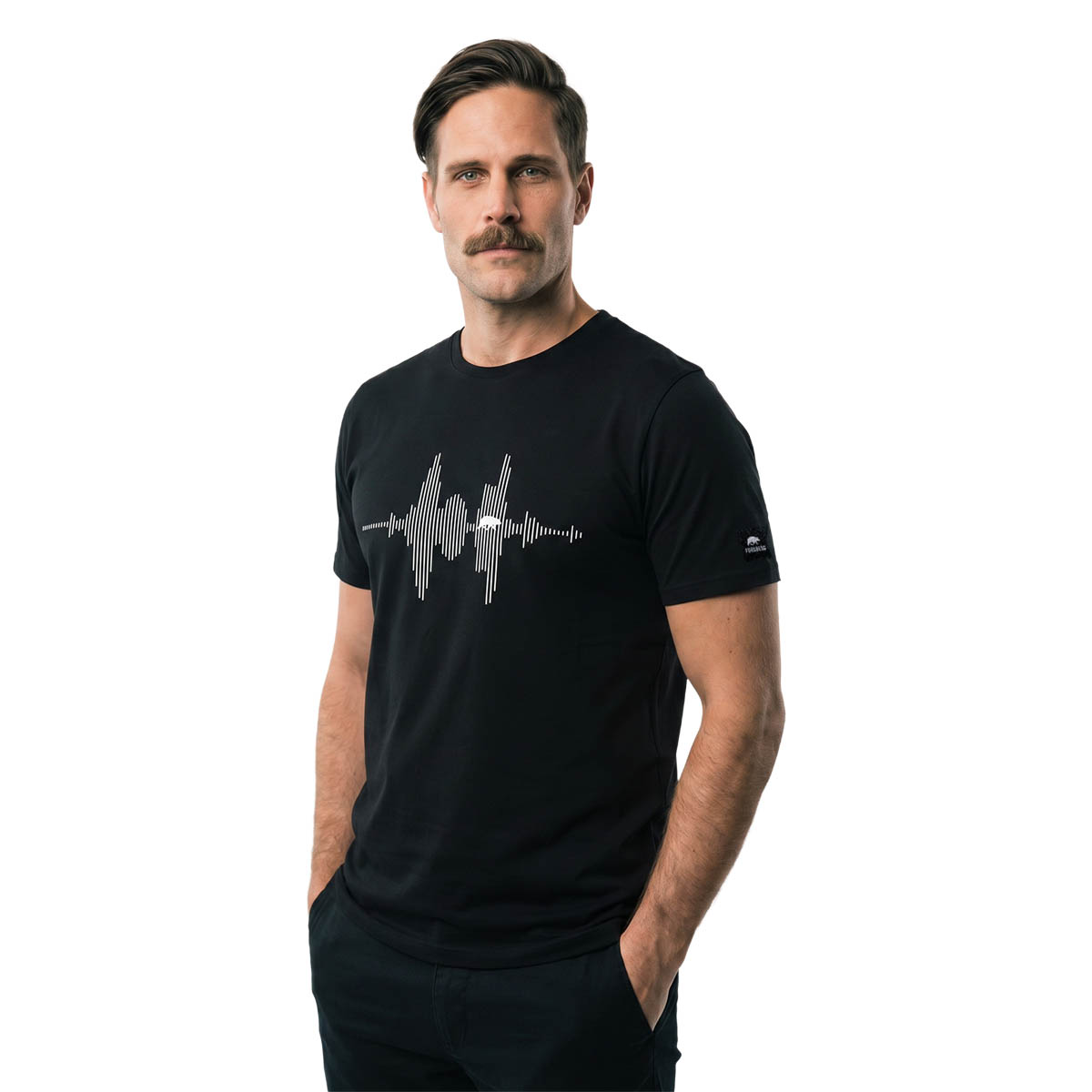 FORSBERG T-Shirt mit Audiowelle - 3