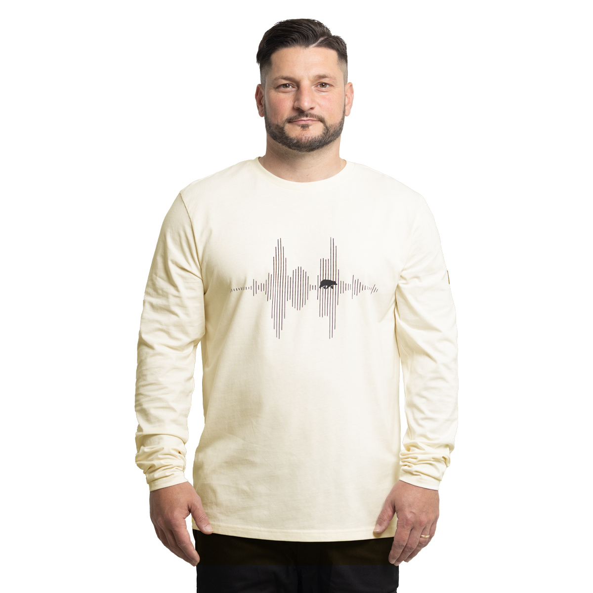 FORSBERG Longsleeve mit Audiowelle - 7