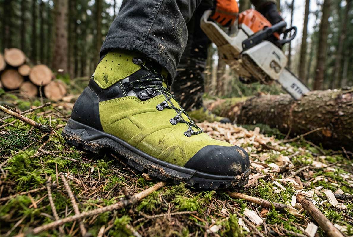 Wanderschuh, Stiefel, Outdoor, Trail, Gummiabschluss