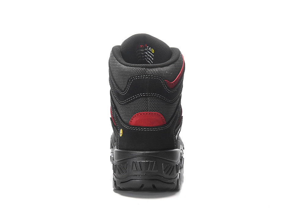 Elten MICK GTX black-red Mid ESD S3S WR CI Schnürstiefel - 5