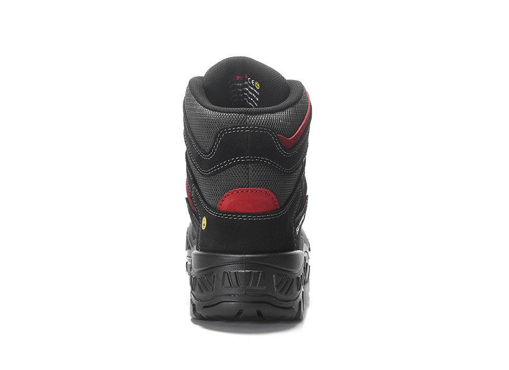 Elten MICK GTX black-red Mid ESD S3S WR CI Schnürstiefel - 5