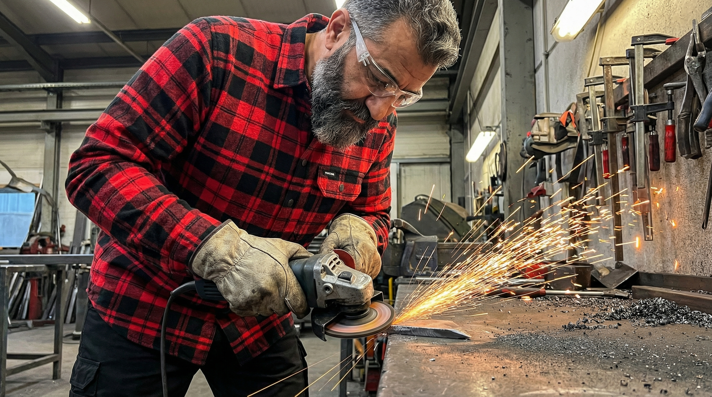 Kenan Demir am selbstgebauten Smoker nach Feierabend - Metallbau trifft Grillkunst
