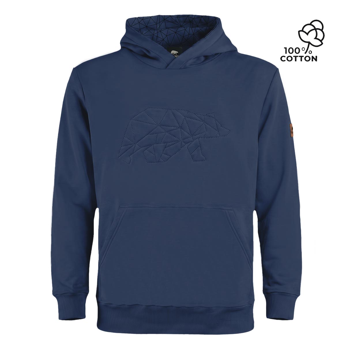 FORSBERG Hoodie mit gesticktem Polygonbär - 11 FORSBERG Hoodie mit gesticktem Polygonbär - 11