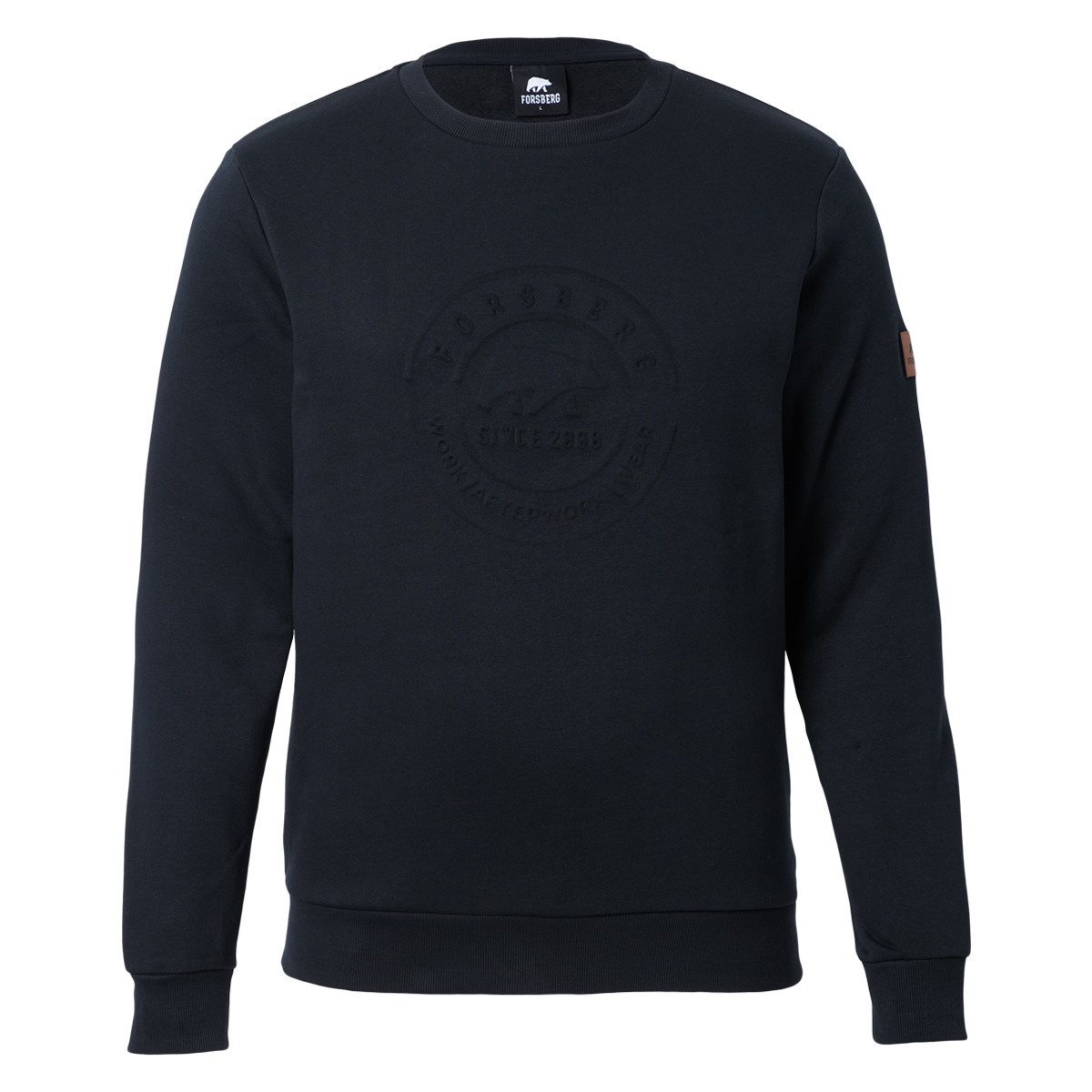 FORSBERG Sweatshirt mit 3D Logo - 1, Strickwaren, Pullover, Sweatshirt, Kapuzenpulli, Langarm