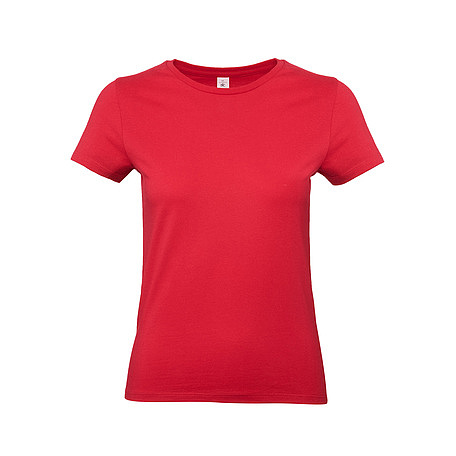 T-Shirt Rundhalsausschnitt Damen einfarbig 190gr Baumwolle - 2