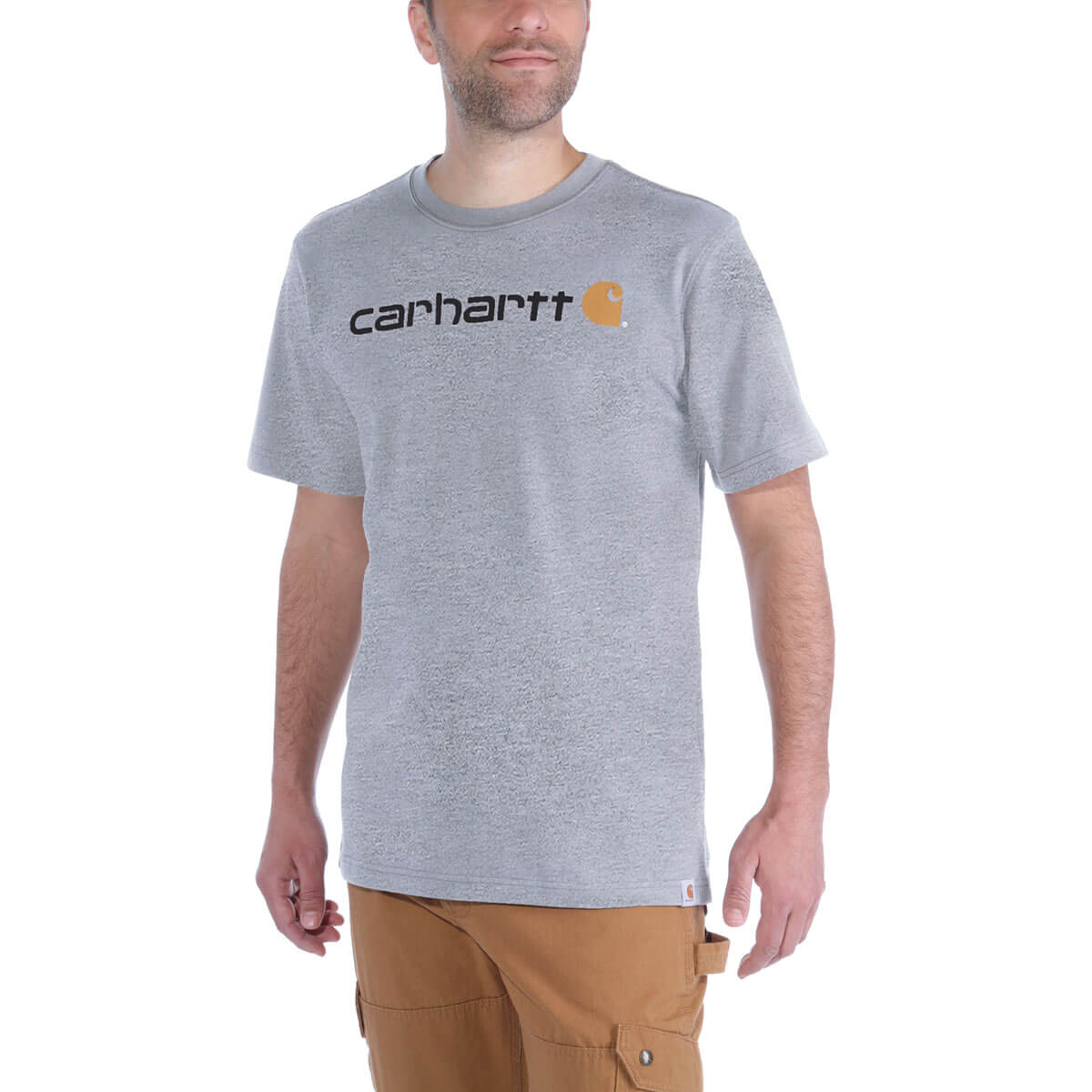 Carhartt Core Logo T-Shirt thick quality