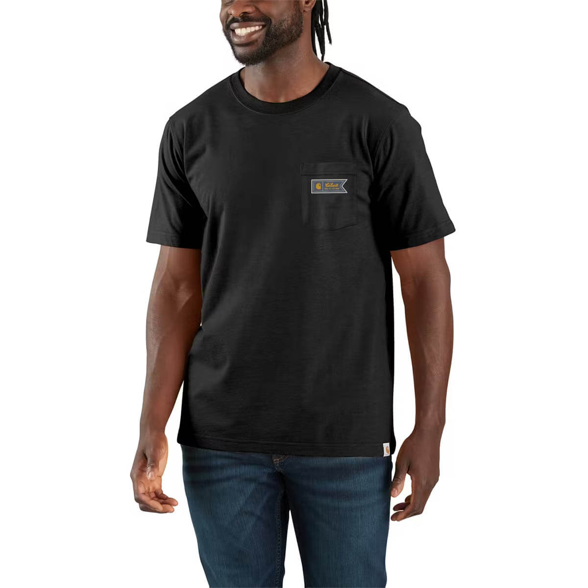 Carhartt T-Shirt mit Brusttasche und kleinem Logo für Herren - 2