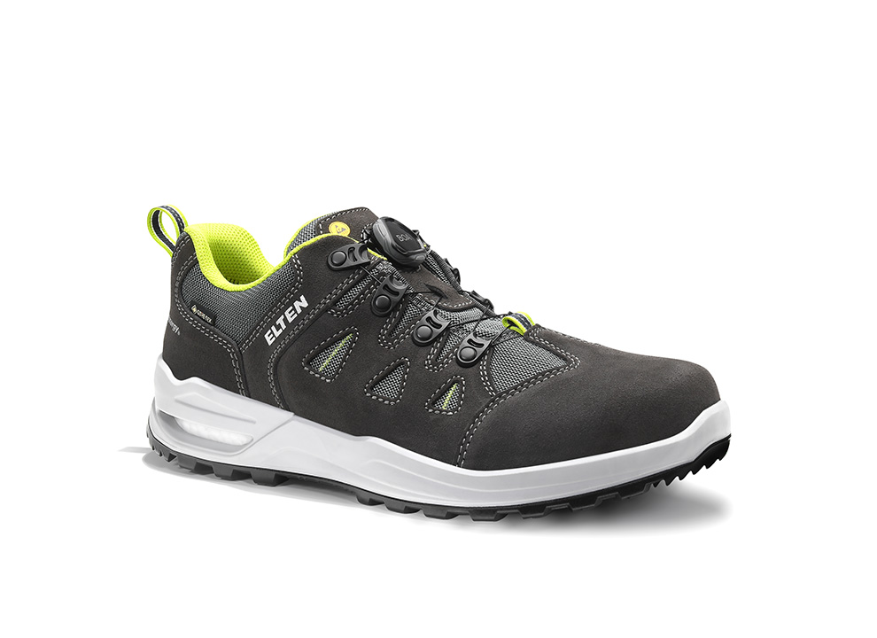Elten RILEY XXF BOA GORE-TEX grey-lime Berufshalbschuh ESD - 1