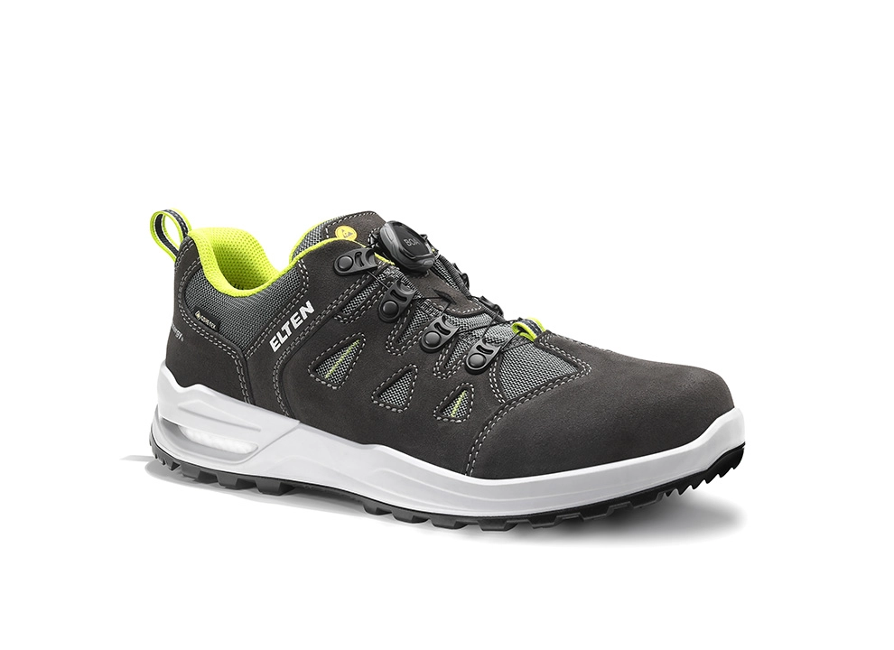 Elten RILEY XXF BOA GORE-TEX grey-lime Berufshalbschuh ESD - 1