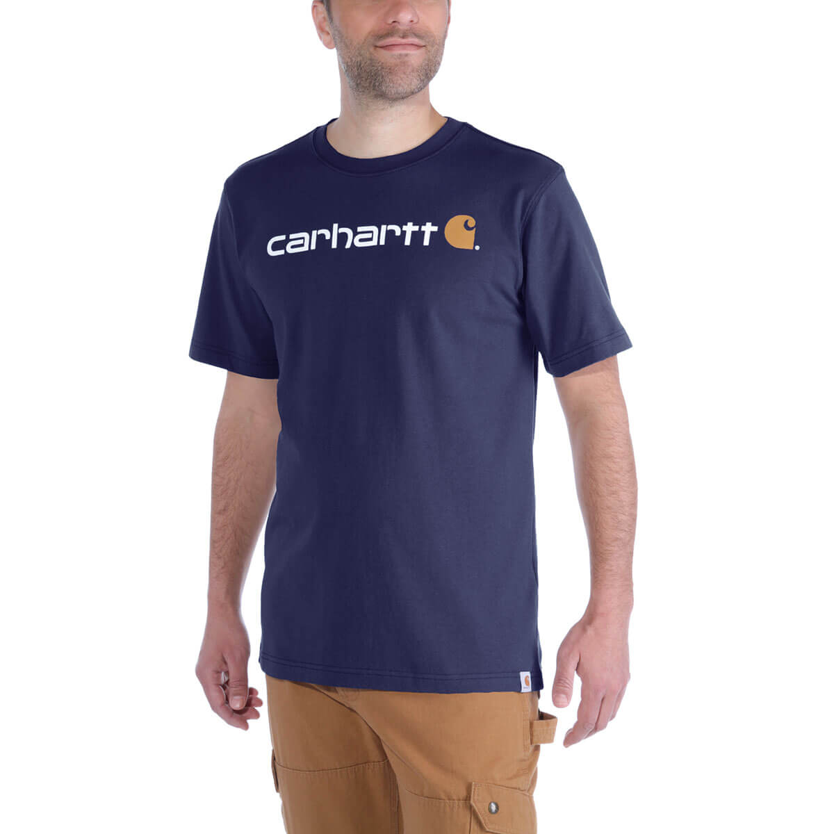 Carhartt Core Logo T-Shirt dicke Qualität - 3