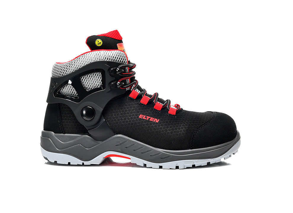 Elten ARTURO black-red Mid ESD S3S Sicherheitsschnürstiefel - 2