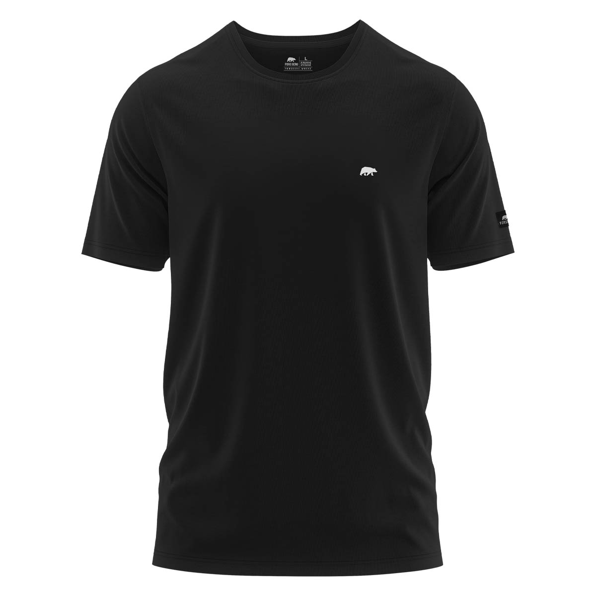 FORSBERG T-Shirt mit kleinem Gummi-Patch - 10