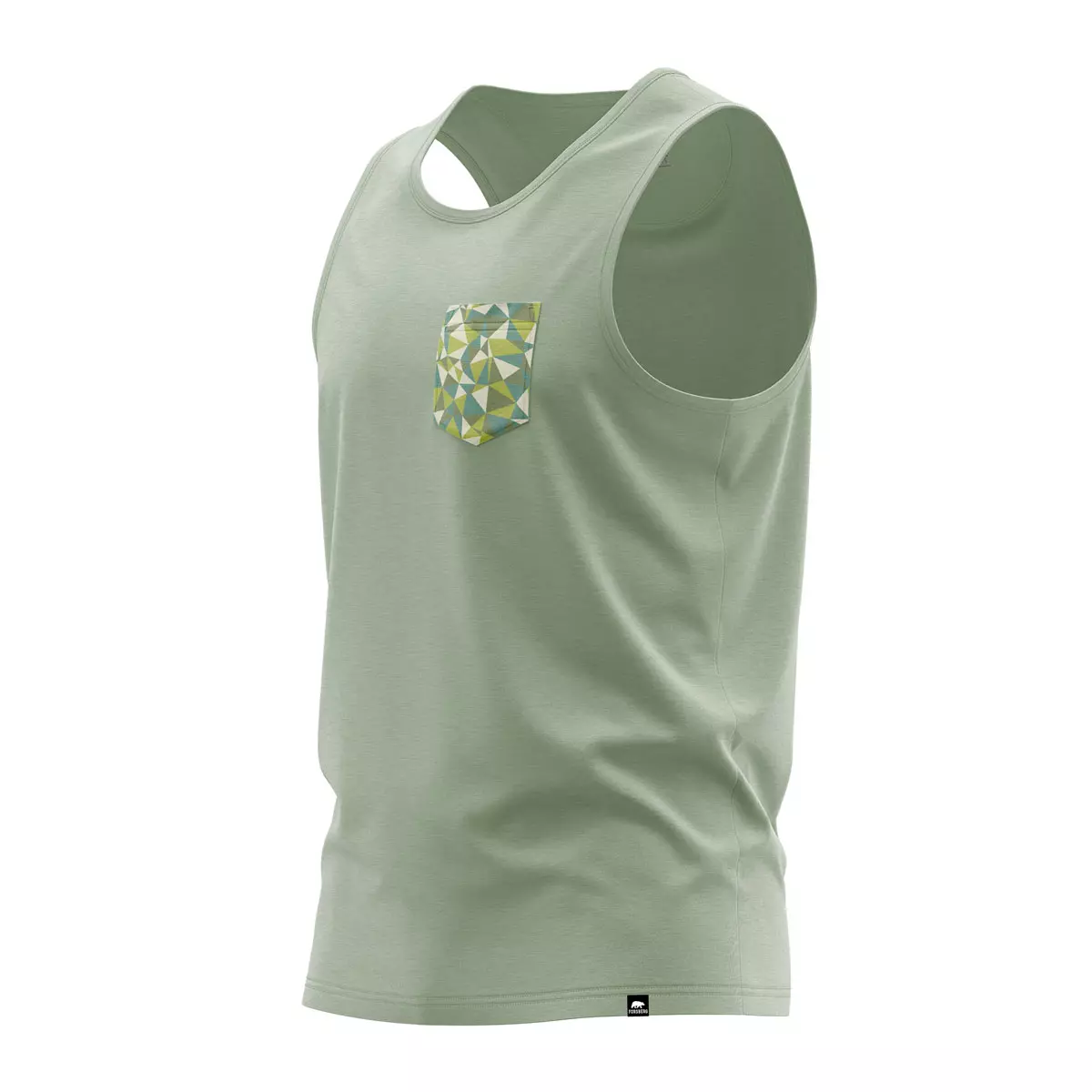 FORSBERG pastellgrünes Tanktop Shirt - 2, Bekleidung, Unterhemd, Weste, Tanktop