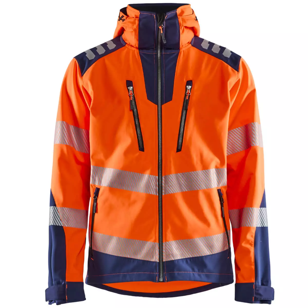 Blakläder robuste High Vis Softshelljacke wasserdicht - 3