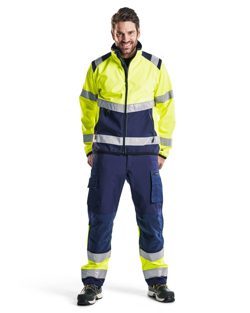 Blakläder High Vis Softshell Arbeitshose - 1