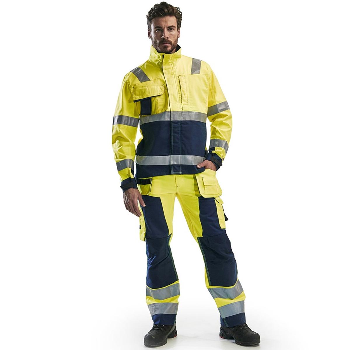 Blakläder leichte Warnschutzhose Kl.2 - 2