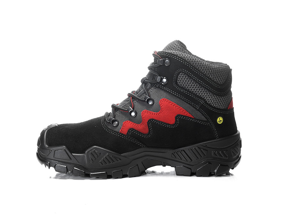 Elten MICK black-red Mid ESD S3S Sicherheitsschnürstiefel - 4