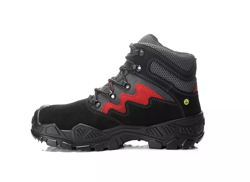 Elten MICK black-red Mid ESD S3S Sicherheitsschnürstiefel - 4